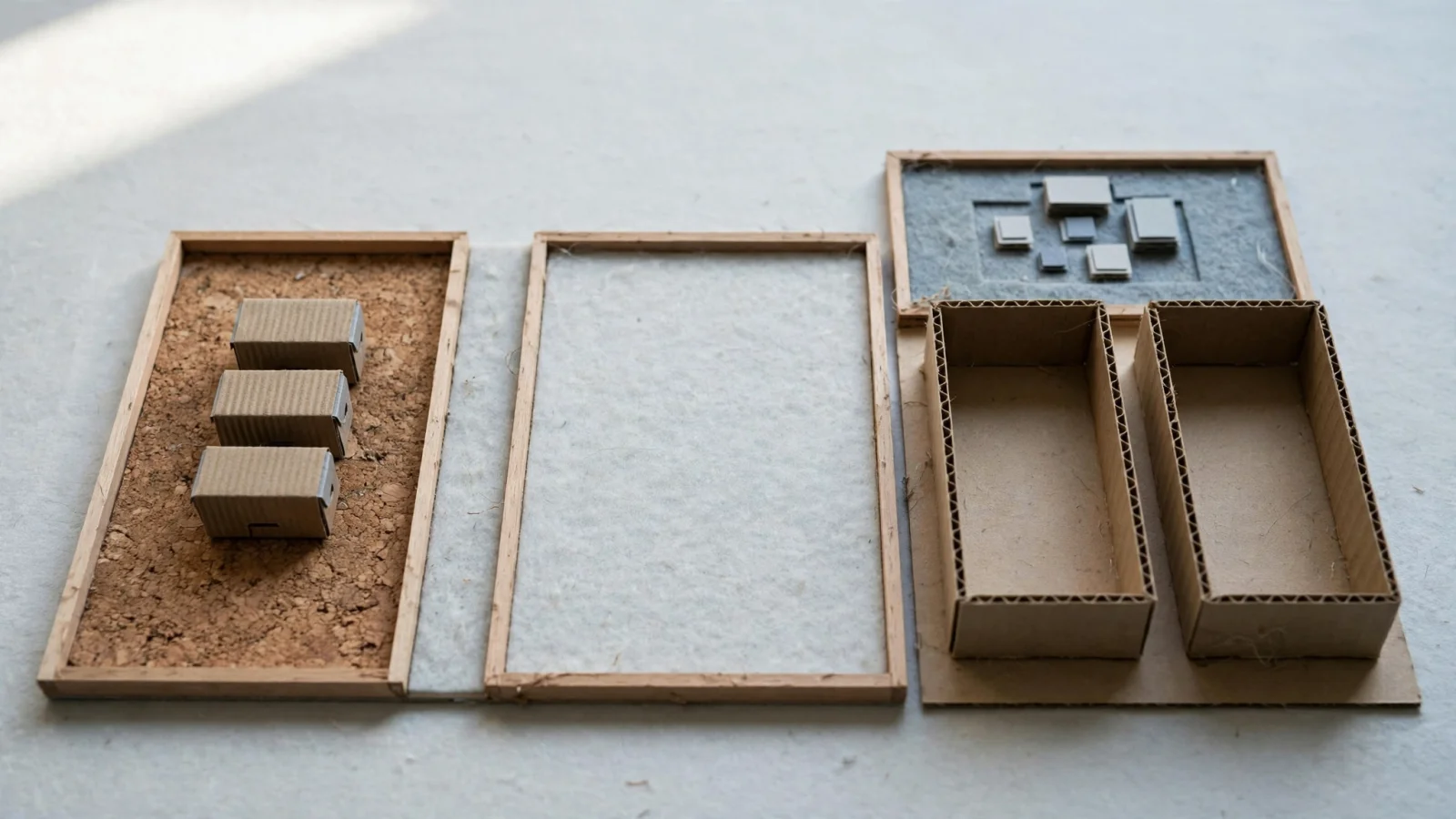 A tray model of a cluster split into separate pools: workloads, empty capacity and shared services.